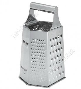 Терка 6-ти гранная h20см,нержавеющая сталь (24) 