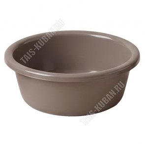 Таз 28л серо-кор (платан) (d56 h19см) (1) 