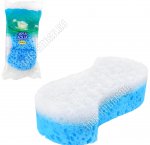 Губка-мочалка массажная, фигурн 18х8,5 h5см 