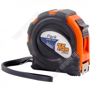 Рулетка с фикс,прорезин.корп. L7,5м*25мм (12) 