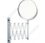 Зеркало настенное 2-х сторонее, d17см,раздвижное L19-60см (12)