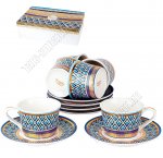 Golden Blue/Голубой ромб Чай-12пр 200мл