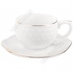 Чай- 2пр 240мл (чашка-бутон,блюдце фигурн) б/уп (6)