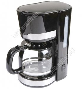 Кофеварка капельная 1000Вт 1,5л ,черный (1)