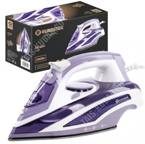 Утюг керамическая подошва 2600Вт пар 45г/мин,для воды 430мл, фиолетовый (10) 
