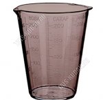 Стакан мерн.0,25л прозр.шоколад (90) 
