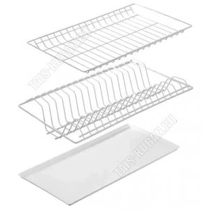 Сушилка д/посуды в шкаф (L56,5х25,5см h7см) белый (1) 