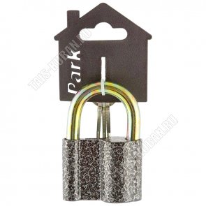 Замок навесной 78х54х22см, дужка d9мм, силумин/железо, 3ключа (12) 