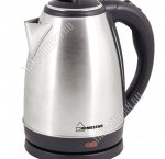 Чайник нерж. 1,8л 1500Вт диск,автооткл,защ.б/воды,пов.на 360`,серебр (12) 