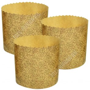 Набор бумажных форм для куличей 3шт (d9 h9см) 