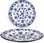 Голубой ситец Тарелка плоская d20см (12)