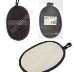 Мочалка массажная,с люфой  L16х11 толщ.0,5см 