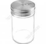 Солонка/перечница SPEZIA, объем 90 мл с регулируемой крышкой(стекло, нерж.сталь)