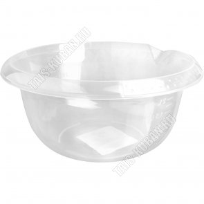 Миска круг,прозр 3л с нос,с мерн.делен (d24 h11см) (24) 