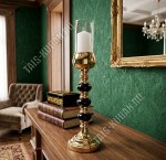 Подсвечник (металл+стекло) 