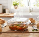 Кастрюля с крышкой 1,0л, 21х21см, h10см 