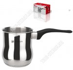 Турка (кофеварка) 0,6л нержавеющая сталь,индукционное дно,бакелитовая ручка,зеркальная полировка,подарочная упаковка (24) 