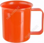 Кружка 0,25л (d7,5 h8,5см) ф.цилиндр,оранжевый (32)
