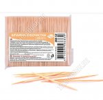 Зубочистки-шпажки (бамбук) 200шт L6,5см х1,5мм Мультидом (50)