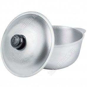 Казан конический  4,0л d24 h12см с крышкой (10) 