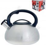 Чайник нерж 3,0л свист,цельнолитое дно (12)