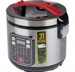 Мультиварка корпус из нержавеющей стали 900Вт 5л, цвет черный/серебро (4) 