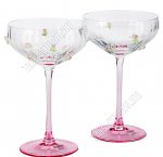 Pink Бокал набор 2шт для коктейля 310мл, п/у