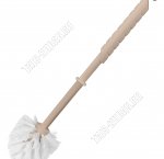 Ерш туалетный, бежев,крючок д/подвеш (раб.час d8 h9cм,ворс L3см,руч.L27см) (25) 