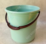 Ведро хоз-ное с мерн.шкала 15л (d30,5 h29см) фисташковое (5)