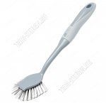 Щетка д/посуды d8 руч.20см,прорезин.ручк 