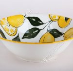 Amalfi/Лимоны Салатник-миска d18см 550мл, б/уп