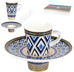 Golden Blue/Голубой ромб Кофе-12пр 90мл