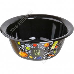 Полезная еда/Healthy food Миска черный 0,8л (24) 