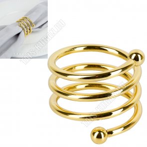 Кольцо д/тканев.салфеток (металл) d4см 