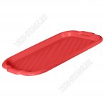 Поднос прям.(43х27 h2,5см) красный (60)