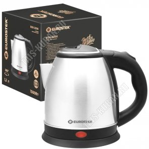 Чайник нержавеющая сталь 1,2л 1500Вт диск, цвет серебро (12) 