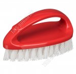 Щетка-утюжок 12,5х8см д/одежды красный жест.ворс (36)