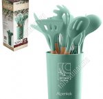 Кухонный набор 12предметов в стакане,мятный (16)