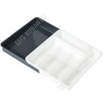 Лоток-вклад д/ст.приб. 6-ти секц (раздвижн) бел+серый (10)