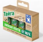 Лента липкая от мух 4шт (5х75см) 