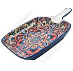 Арабеска/Восточная сказка Блюдо плоское с ручкой 270мл 15х15см (8/48)