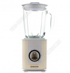 Блендер настольный 1200Вт 1,75л кувшин-стекло,беж/белый (4) 
