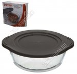 Форма с пластиковой черной крышкой кругл 2,1л п/у (4)