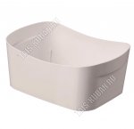 Корзинка овал, бежев 4,5л (29х19 h10,5см) (16)