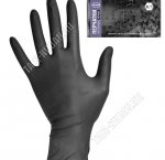 Перчатки НИТРИЛОВЫЕ (чёрн) р-р ХL, н-р 100шт (10)