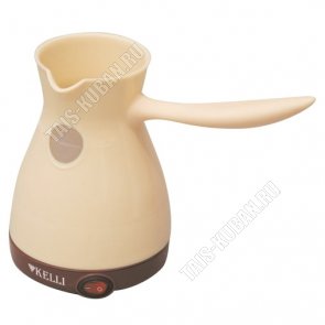 Кофеварка-турка эл. 600мл 800Вт, диск,защ.от перегр,крем (12) 