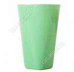 Стакан 0,4л, квадр.дно (d8 h12см) оливковый (160)