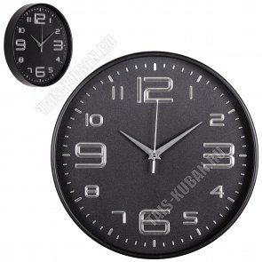 Часы (пластик/стекло) круглые d30,5 
