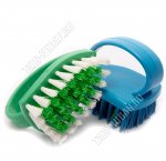 Щетка утюжок для одежды 10х5см,форма треугольная, пластик, средний, цвета в миксе (240)