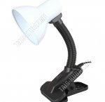 Светильник на прищеп. h27см, металл,п/у Ultraflash (1/42), цвет белый